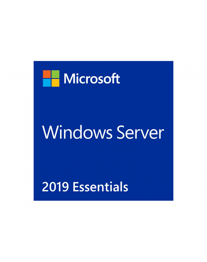 MICROSOFT G3S-01299 Win Svr Essentials 2019 64Bit English 1pk DSP OEI DVD 1-2CPU główny