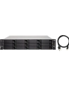 qnap systems QNAP TL-R1200C-RP 12-bay 2U rackmount USB-C 3.1 Gen2 10Gbps JBOD expansion unit - nr 50