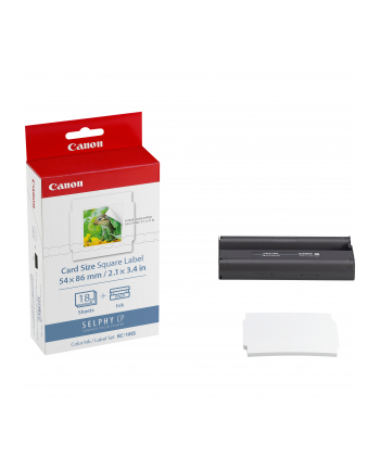 CANON KC-18IS card size, square label