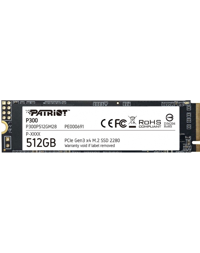 patriot memory PATRIOT SSD P300 512GB M.2 PCIe Gen 3 x4 1700/1200 MB/s główny