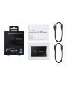 SAMSUNG Portable SSD T7 Touch 2TB extern USB 3.2 Gen.2 metallic black - nr 132