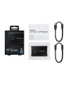 SAMSUNG Portable SSD T7 Touch 2TB extern USB 3.2 Gen.2 metallic black - nr 30