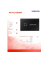 SAMSUNG Portable SSD T7 Touch 2TB extern USB 3.2 Gen.2 metallic black - nr 67