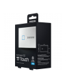 SAMSUNG Portable SSD T7 Touch 2TB extern USB 3.2 Gen.2 metallic silver - nr 100