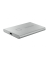 SAMSUNG Portable SSD T7 Touch 2TB extern USB 3.2 Gen.2 metallic silver - nr 25