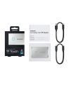 SAMSUNG Portable SSD T7 Touch 2TB extern USB 3.2 Gen.2 metallic silver - nr 82