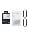 SAMSUNG Portable SSD T7 Touch 2TB extern USB 3.2 Gen.2 metallic silver - nr 84