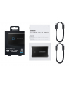 SAMSUNG Portable SSD T7 Touch 500GB extern USB 3.2 Gen.2 metallic black - nr 43
