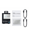 SAMSUNG Portable SSD T7 Touch 500GB extern USB 3.2 Gen.2 metallic silver - nr 74