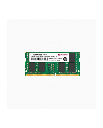 TRANSCEND 16GB DDR4 2666Mhz SO-DIMM 2Rx8 1Gx8 CL19 1.2V