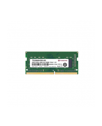 TRANSCEND 8GB DDR4 2666Mhz SO-DIMM 1Rx8 1Gx8 CL19 1.2V