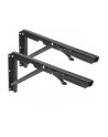 MACLEAN MC-876 Wall Folding Shelf Table Brackets up to 50kg Solid Complete Set Brackets + Assembly elements - nr 2