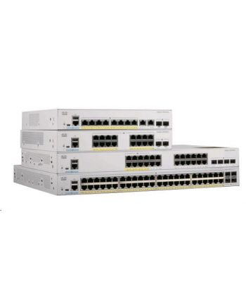 CISCO Catalyst 1000 24-Port Gigabit PoE+ PoE Budget 370W 4 x 1G SFP Uplinks LAN Base