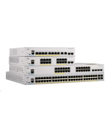 CISCO Catalyst 1000 48-Port Gigabit PoE+ PoE Budget 370W 4 x 1G SFP Uplinks LAN Base