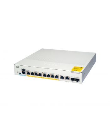 CISCO Catalyst 1000 8-Port Gigabit PoE+ PoE Budget 120W 2 x 1G SFP Uplinks LAN Base