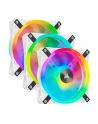 CORSAIR iCUE QL120 RGB 120mm White Triple Fan Kit with Lighting Node CORE - nr 32