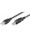 Kabel USB 2.0 A->B S/S  1,0m - schwarz - nr 4
