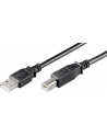 Kabel USB 2.0 A->B S/S  1,0m - schwarz - nr 6