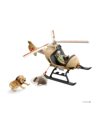 Schleich 42476 Helikopter ratunkowy dla zwierząt Wild Life
