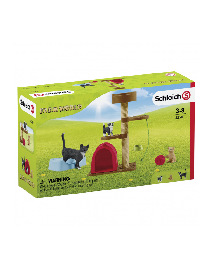 Schleich 42501 Czas na zabawę uroczych kotków główny