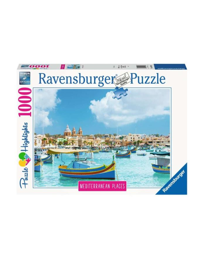 Puzzle 1000el Śródziemnomorska Malta 149780 RAVENSBURGER główny