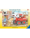 Puzzle 15el ramkowe Koparka 063598 RAVENSBURGER - nr 1