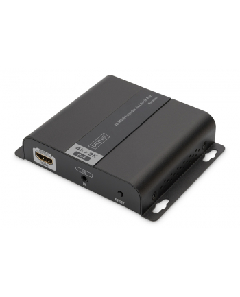 digitus Przedłużacz (Extender) HDMI IP/Cat.5/6/7 120m 4K 30Hz UHD PoE HDCP 1.4 IR audio (odbiornik)