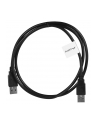 lanberg Kabel USB-A M/M 2.0 1.0m Czarny - nr 8
