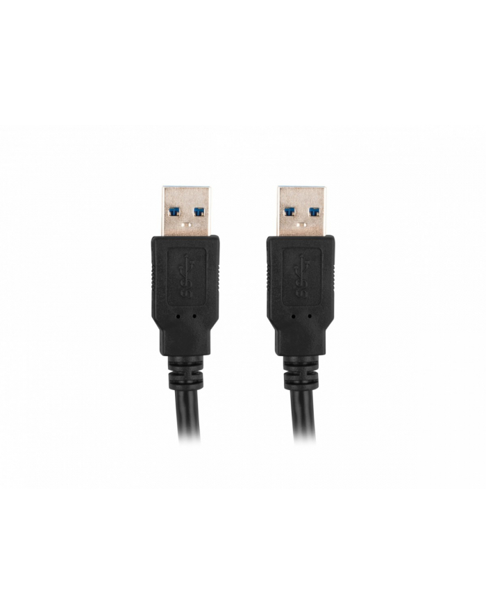lanberg Kabel USB-A M/M 3.0 0.5m Czarny główny