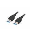 lanberg Kabel USB-A M/M 3.0 1.0m czarny - nr 1