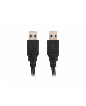 lanberg Kabel USB-A M/M 3.0 1.0m czarny