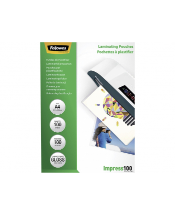 fellowes Folie do laminacji 100mik A4, 100 sztuk