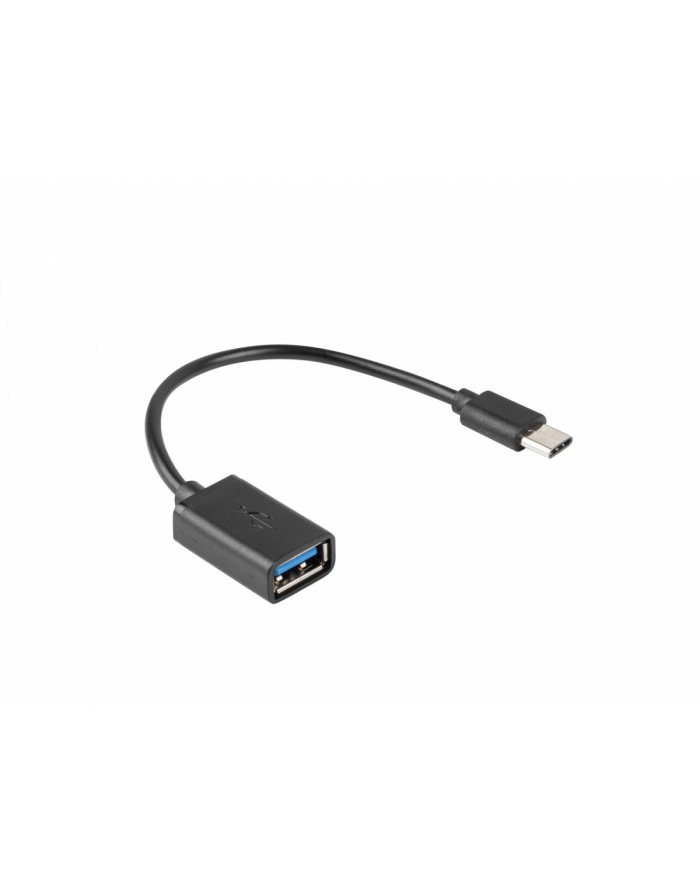lanberg Adapter USB C(M)-USB-A (F)2.0 0.15M OTG Czarny główny