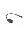 lanberg Adapter MICRO USB(F)- USB-A(f )2.0 0.15M OTG Czarny - nr 1