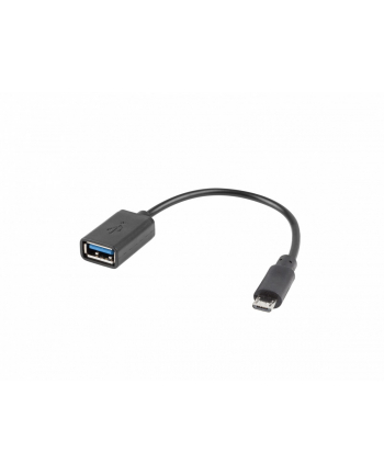 lanberg Adapter MICRO USB(F)- USB-A(f )2.0 0.15M OTG Czarny