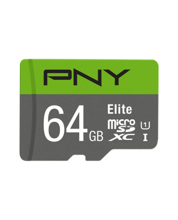 pny Karta pamięci MicroSDXC Elite 64GB P-SDUX64U185GW-GE
