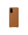 samsung Etui Leather Cover Brown do Galaxy S20+ - nr 1