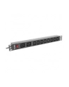 lanberg Listwa zasilająca Rack PDU 19 cali 1U 16A 2X C19 8X IEC C13 - nr 18