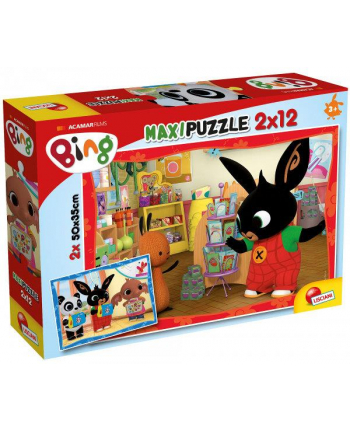 lisciani giochi Puzzle MAXI 2x12el BING Szkoła 81233 LISCIANI