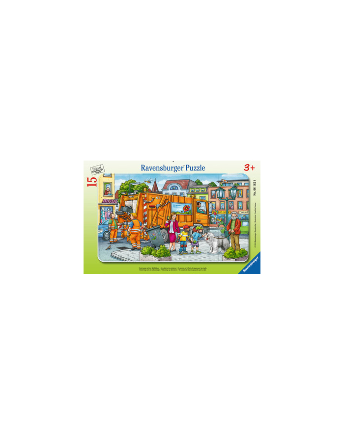 ravensburger Puzzle 15el Śmieciarka 061624 główny