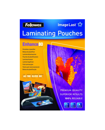 fellowes Folie do laminacji PREMIUM ImageLast 80mik, A3, 100 sztuk