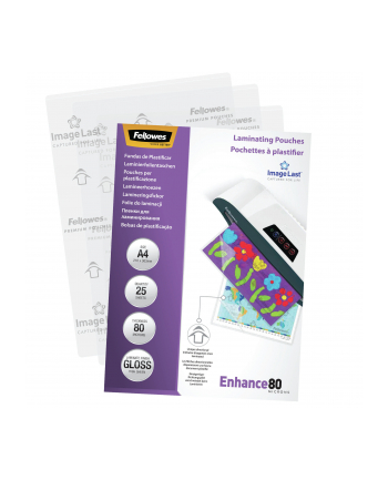 fellowes Folia do laminacji ImageLast 80  - A4, 25 sztuk