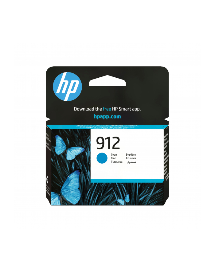 hp inc. Tusz 912 Cyan Ink 3YL77AE główny