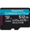 kingston Karta microSD 512GB Canvas Go Plus 170/90MB/s Adapter - nr 64