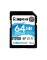 kingston Karta microSD  64GB Canvas Go Plus 170/70MB/s Adapter - nr 1