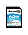 kingston Karta pamięci SD  64GB Canvas Go Plus 170/70MB/s CL10 U3 V30 - nr 3