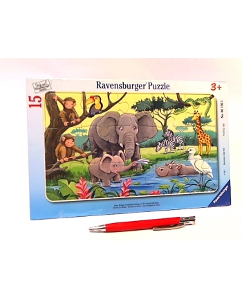 ravensburger Puzzle 15el Afrykańskie zwierzęta 061365