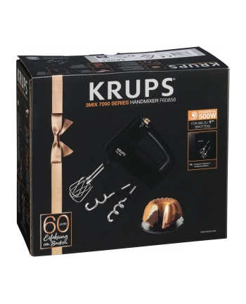 Krups 3 mix 7000 F6085811, hand mixer (black / copper, 60 years Jubiläumsedition)