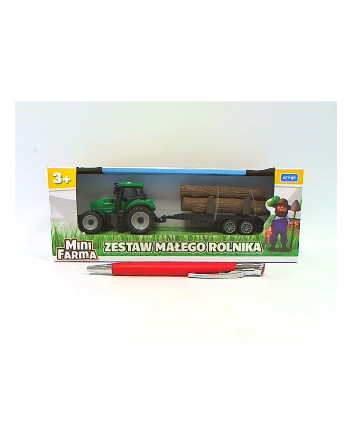 artyk Traktor z przyczepą Mini Farma mix p12 143755 główny
