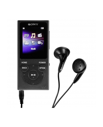 Sony NW-E394B, MP3 player (black, FM radio, jack, 8GB)